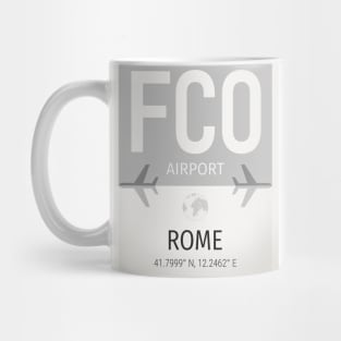 FCO Rome airport Mug